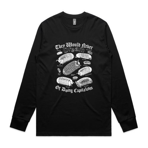Capitalism Tee by Lonely Kids Club. All clothing from our T-shirts to our shorts and hoodies are ethically made, and printed packed and shipped from Sydney.