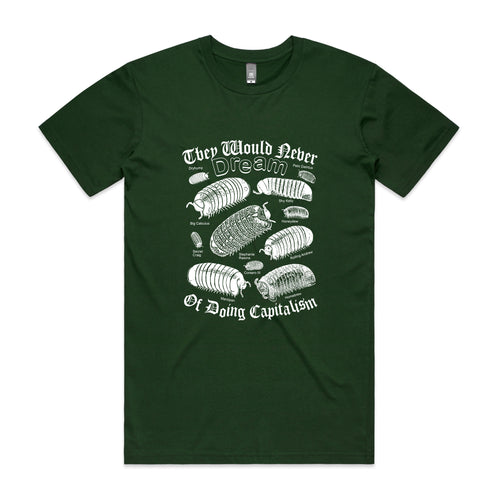 Capitalism Tee by Lonely Kids Club. All clothing from our T-shirts to our shorts and hoodies are ethically made, and printed packed and shipped from Sydney.