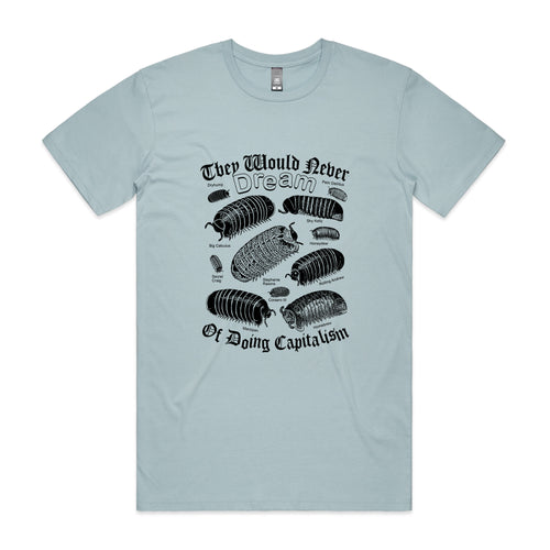 Capitalism Tee by Lonely Kids Club. All clothing from our T-shirts to our shorts and hoodies are ethically made, and printed packed and shipped from Sydney.