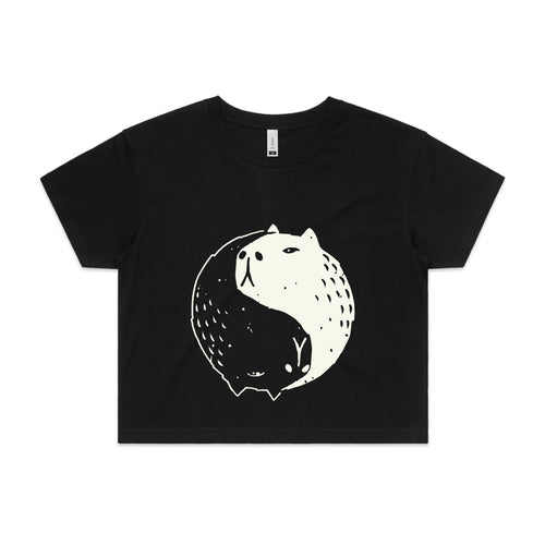 Capybara Yin Yang Tee by Lonely Kids Club. All clothing from our T-shirts to our shorts and hoodies are ethically made, and printed packed and shipped from Sydney.