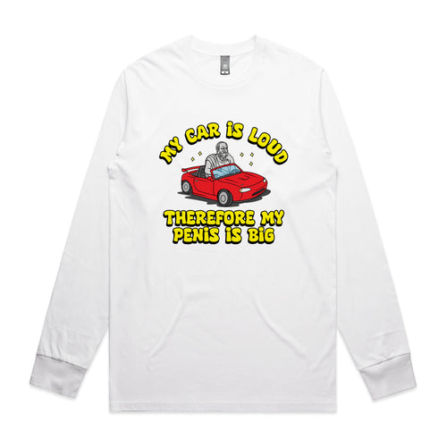 My Car Is Loud Tee by Lonely Kids Club. All clothing from our T-shirts to our shorts and hoodies are ethically made, and printed packed and shipped from Sydney.