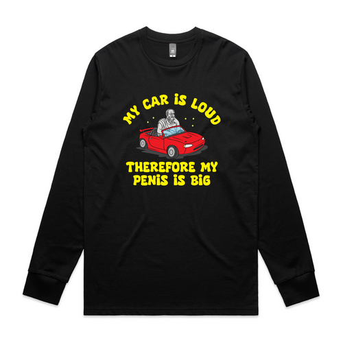 My Car Is Loud Tee by Lonely Kids Club. All clothing from our T-shirts to our shorts and hoodies are ethically made, and printed packed and shipped from Sydney.