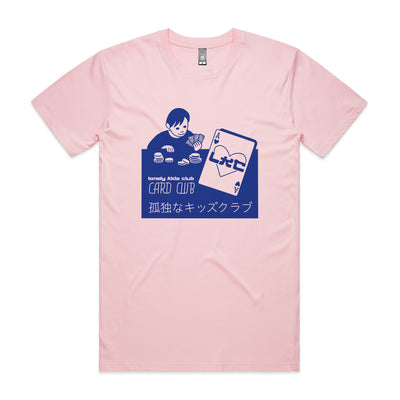 Card Club Tee by Lonely Kids Club. All clothing from our T-shirts to our shorts and hoodies are ethically made, and printed packed and shipped from Sydney.