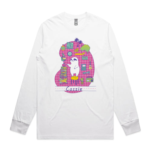 Cassie Hobbies Tee by Lonely Kids Club. All clothing from our T-shirts to our shorts and hoodies are ethically made, and printed packed and shipped from Sydney.