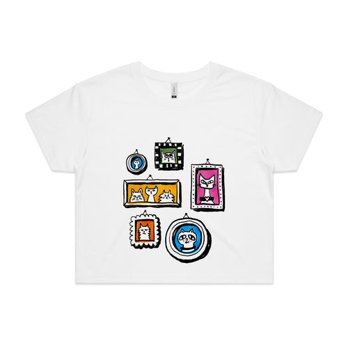 Cat Collection Tee by Lonely Kids Club. All clothing from our T-shirts to our shorts and hoodies are ethically made, and printed packed and shipped from Sydney.