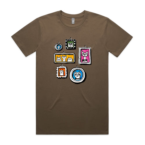 Cat Collection Tee by Lonely Kids Club. All clothing from our T-shirts to our shorts and hoodies are ethically made, and printed packed and shipped from Sydney.