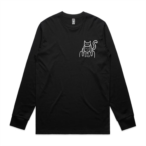 Cat Dad Tee by Lonely Kids Club. All clothing from our T-shirts to our shorts and hoodies are ethically made, and printed packed and shipped from Sydney.