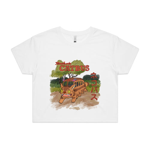 Catbus Tee by Lonely Kids Club. All clothing from our T-shirts to our shorts and hoodies are ethically made, and printed packed and shipped from Sydney.