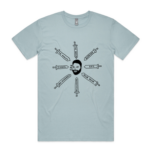 Cease & Desist Tee by Lonely Kids Club. All clothing from our T-shirts to our shorts and hoodies are ethically made, and printed packed and shipped from Sydney.