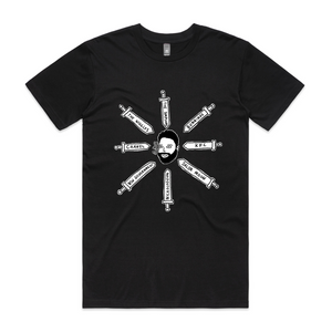 Cease & Desist Tee by Lonely Kids Club. All clothing from our T-shirts to our shorts and hoodies are ethically made, and printed packed and shipped from Sydney.