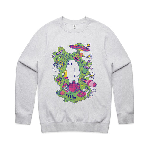 Cecil Hobbies Jumper by Lonely Kids Club. All clothing from our T-shirts to our shorts and hoodies are ethically made, and printed packed and shipped from Sydney.