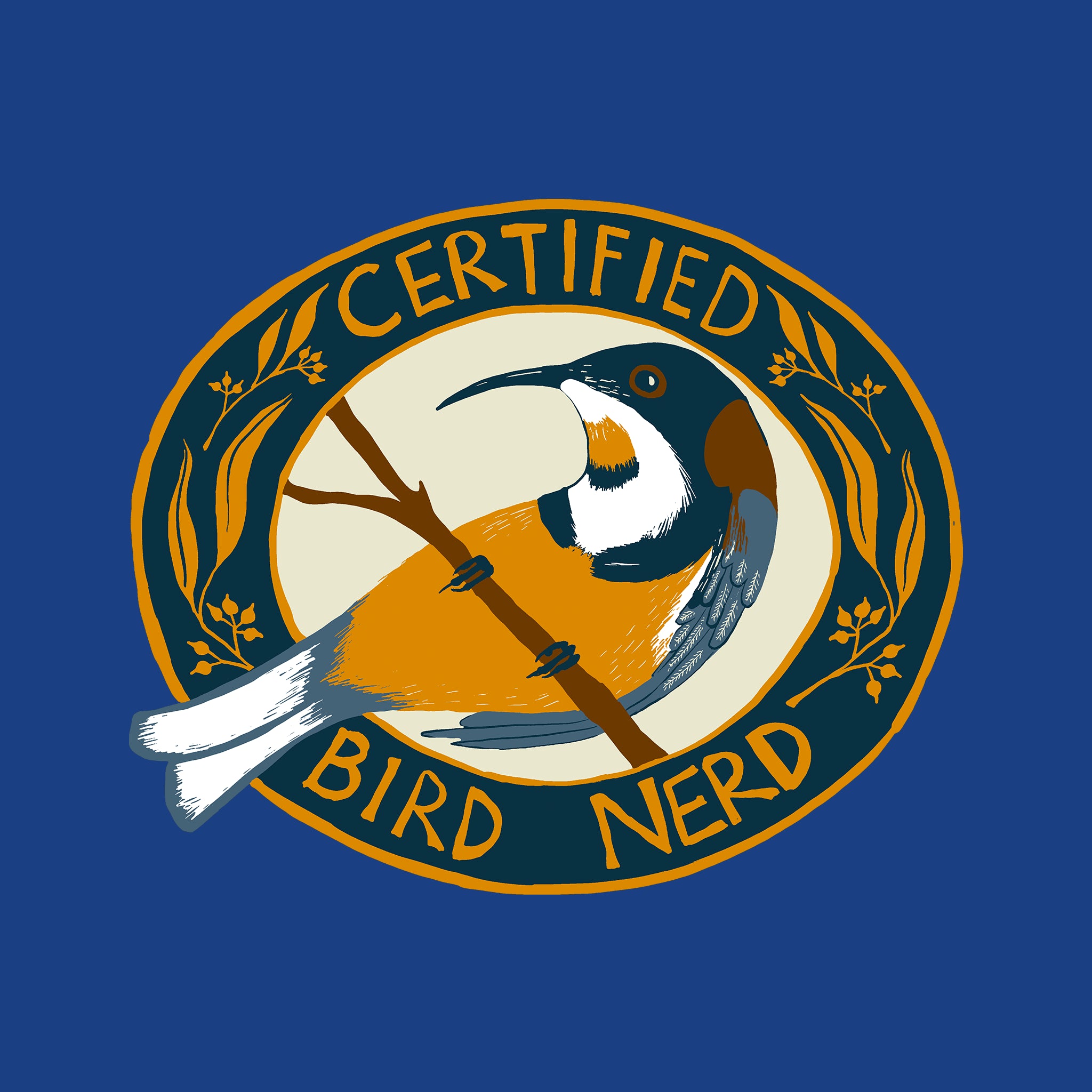 Certified Bird Nerd Kids Tee