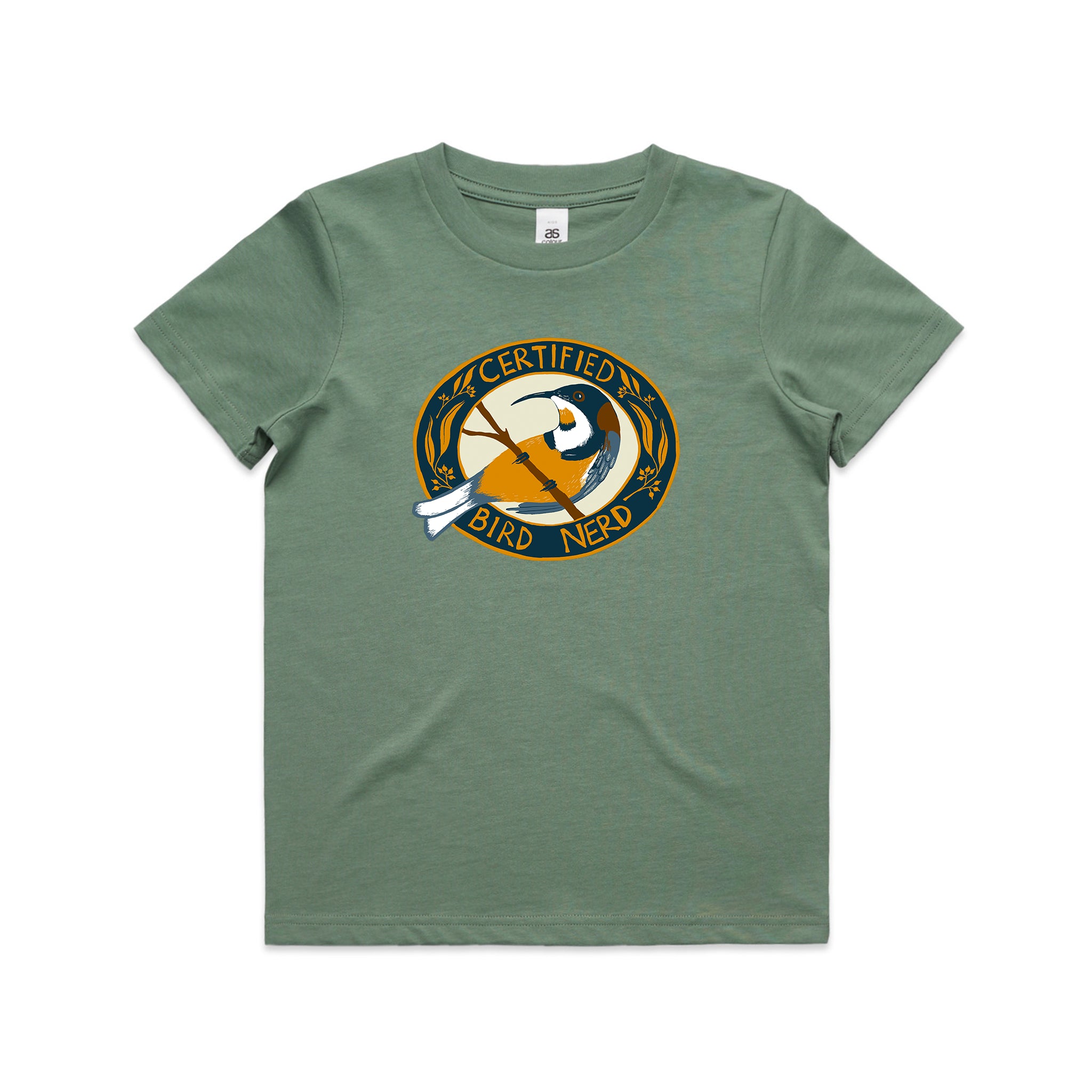 Certified Bird Nerd Kids Tee