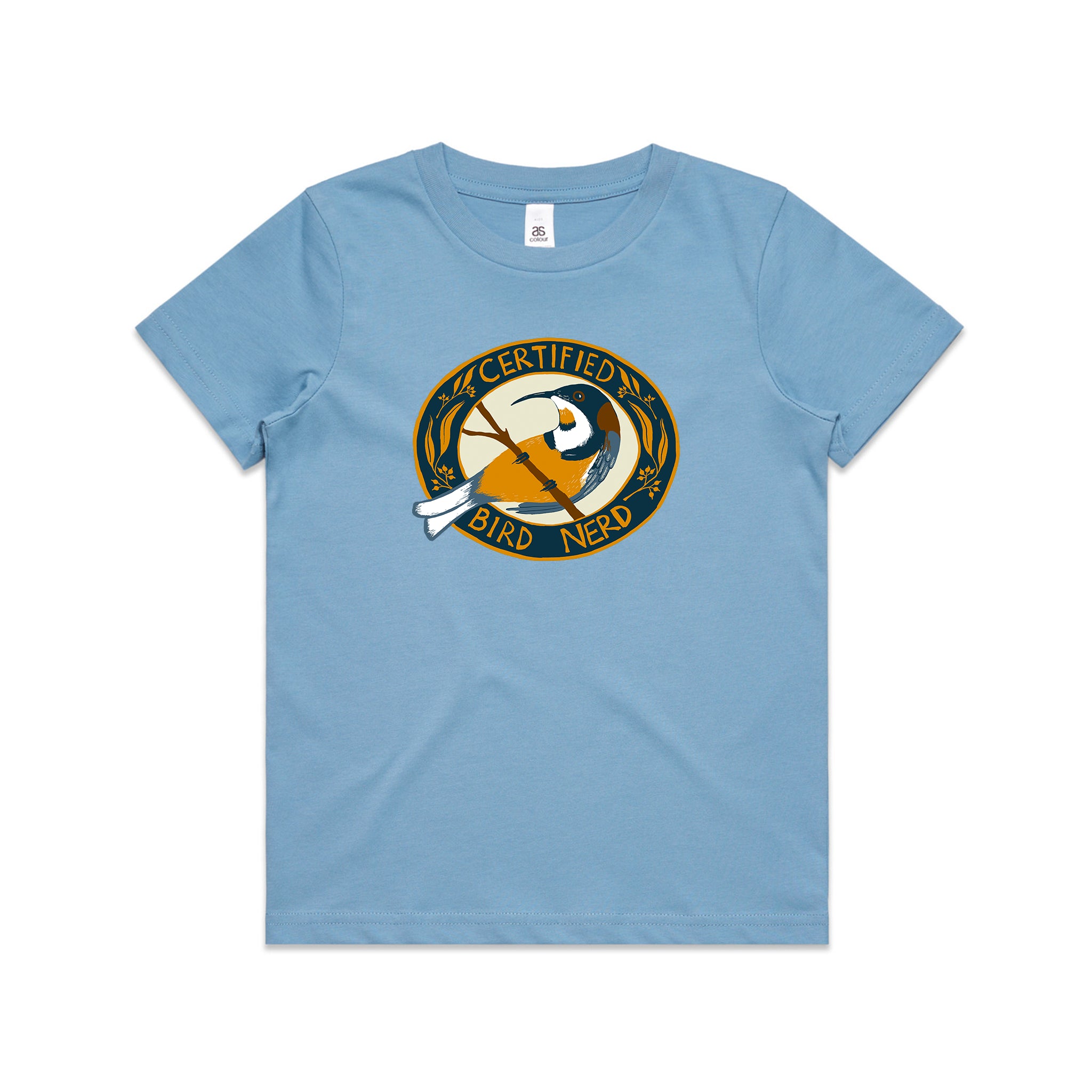 Certified Bird Nerd Kids Tee