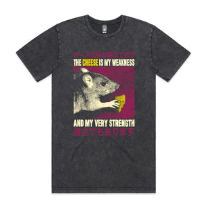 Cheese Is My Weakness Tee by Lonely Kids Club. All clothing from our T-shirts to our shorts and hoodies are ethically made, and printed packed and shipped from Sydney.