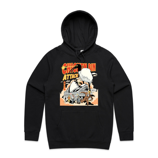 Chicken Bin Attack Hoodie