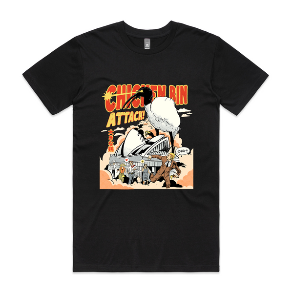 Chicken Bin Attack Tee