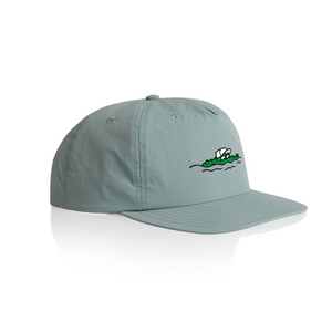 Chillergator Cap by Lonely Kids Club. All clothing from our T-shirts to our shorts and hoodies are ethically made, and printed packed and shipped from Sydney.