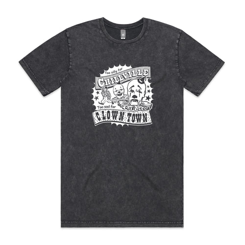 Chillville Tee by Lonely Kids Club. All clothing from our T-shirts to our shorts and hoodies are ethically made, and printed packed and shipped from Sydney.