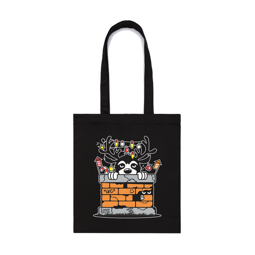 Chimney Tote by Lonely Kids Club. All clothing from our T-shirts to our shorts and hoodies are ethically made, and printed packed and shipped from Sydney.