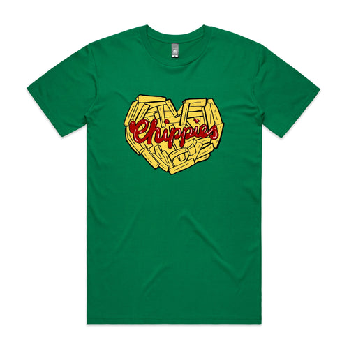 Chippies Tee by Lonely Kids Club. All clothing from our T-shirts to our shorts and hoodies are ethically made, and printed packed and shipped from Sydney.
