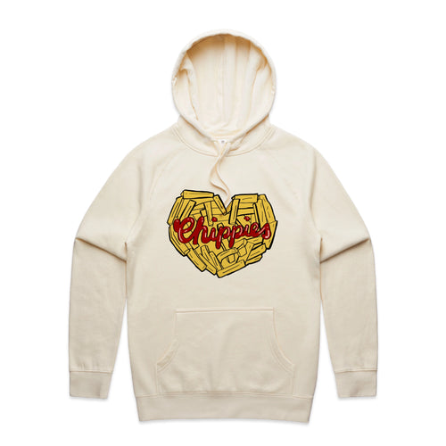 Chippies Hoodie by Lonely Kids Club. All clothing from our T-shirts to our shorts and hoodies are ethically made, and printed packed and shipped from Sydney.