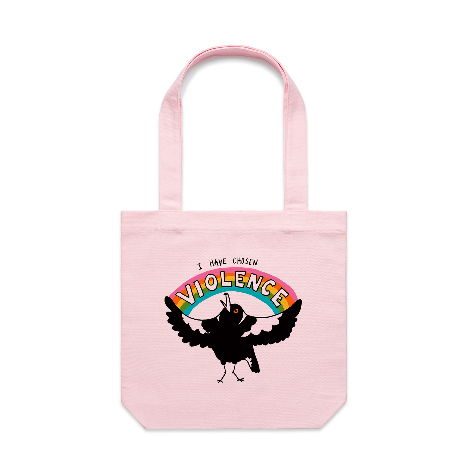 Chosen Violence Tote by Lonely Kids Club. All clothing from our T-shirts to our shorts and hoodies are ethically made, and printed packed and shipped from Sydney.