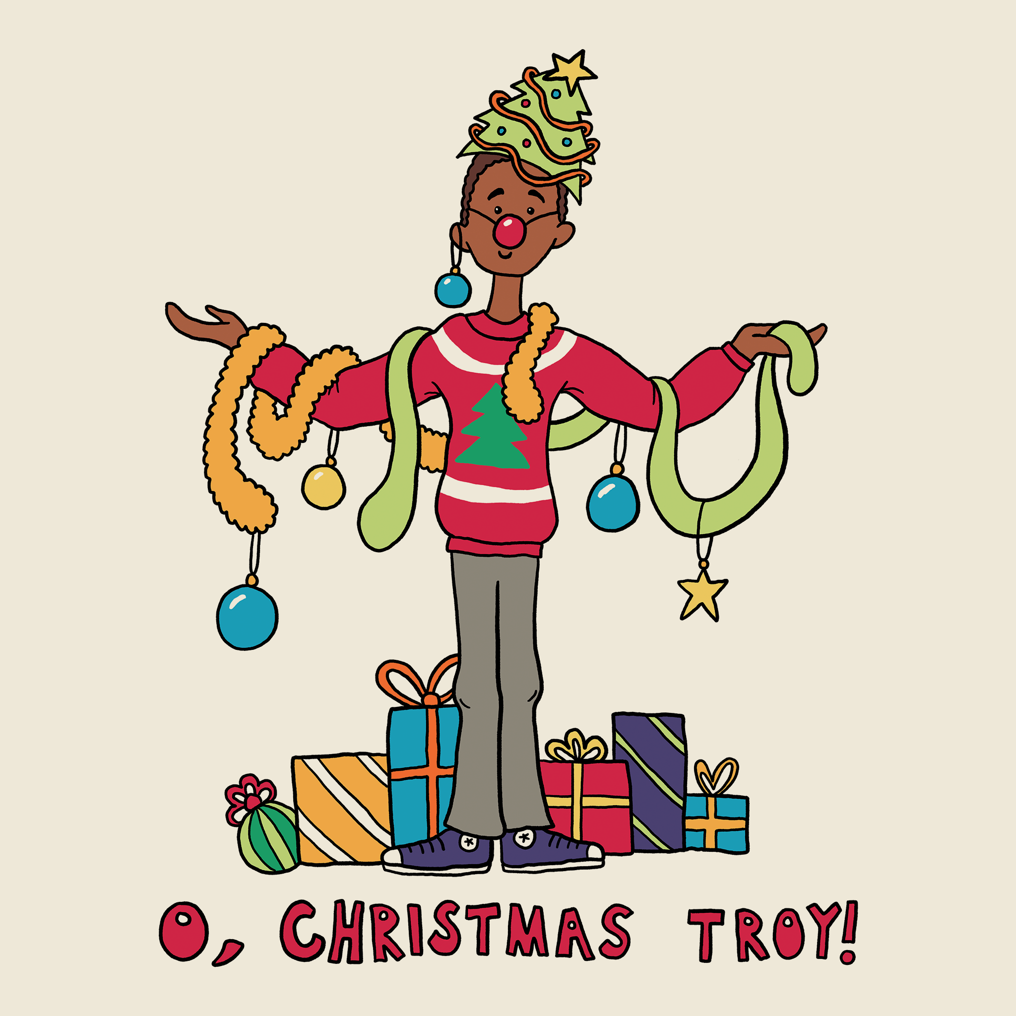 Christmas Troy Jumper