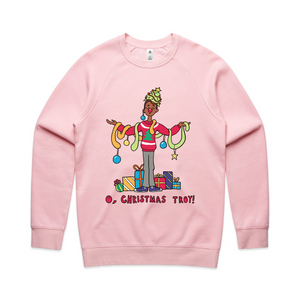 Christmas Troy Jumper by Lonely Kids Club. All clothing from our T-shirts to our shorts and hoodies are ethically made, and printed packed and shipped from Sydney.