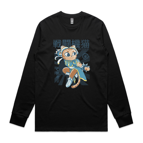 Chunli Cat Tee by Lonely Kids Club. All clothing from our T-shirts to our shorts and hoodies are ethically made, and printed packed and shipped from Sydney.