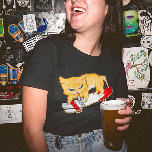 Clarence Returns Tee by Lonely Kids Club. All clothing from our T-shirts to our shorts and hoodies are ethically made, and printed packed and shipped from Sydney.