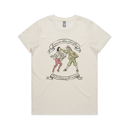 Clarifies Tee by Lonely Kids Club. All clothing from our T-shirts to our shorts and hoodies are ethically made, and printed packed and shipped from Sydney.