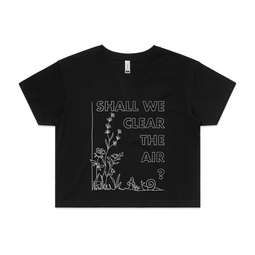 Clear The Air Tee by Lonely Kids Club. All clothing from our T-shirts to our shorts and hoodies are ethically made, and printed packed and shipped from Sydney.
