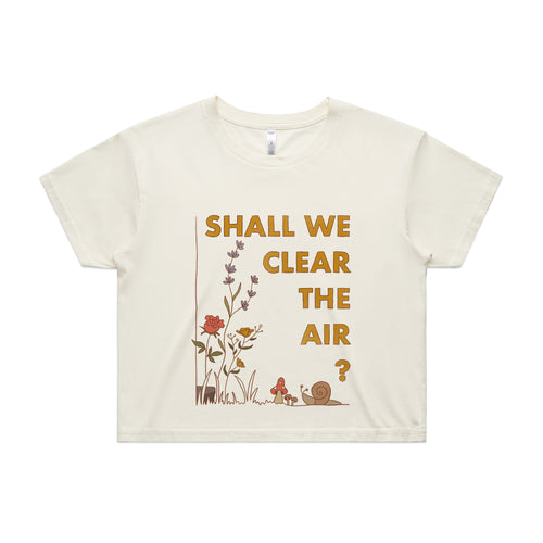 Clear The Air Tee by Lonely Kids Club. All clothing from our T-shirts to our shorts and hoodies are ethically made, and printed packed and shipped from Sydney.