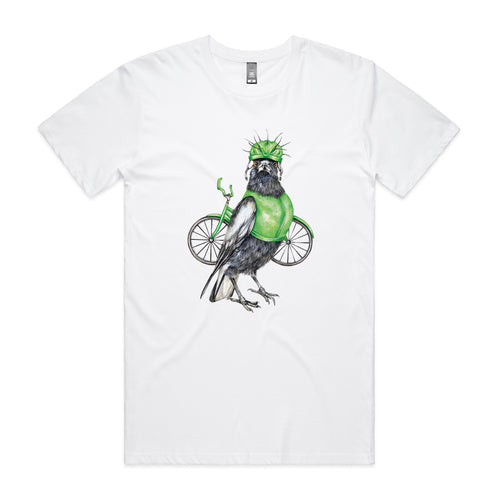 Clive The Cyclist Tee by Lonely Kids Club. All clothing from our T-shirts to our shorts and hoodies are ethically made, and printed packed and shipped from Sydney.