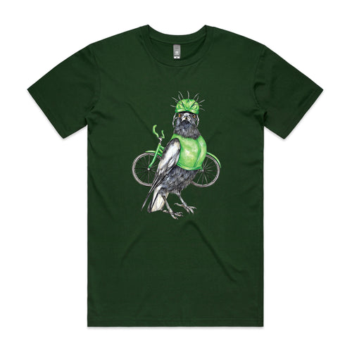 Clive The Cyclist Tee by Lonely Kids Club. All clothing from our T-shirts to our shorts and hoodies are ethically made, and printed packed and shipped from Sydney.