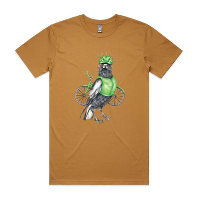 Clive The Cyclist Tee by Lonely Kids Club. All clothing from our T-shirts to our shorts and hoodies are ethically made, and printed packed and shipped from Sydney.