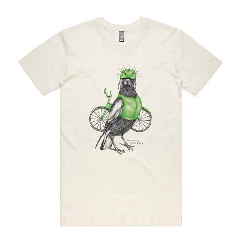 Clive The Cyclist Tee by Lonely Kids Club. All clothing from our T-shirts to our shorts and hoodies are ethically made, and printed packed and shipped from Sydney.