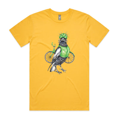 Clive The Cyclist Tee by Lonely Kids Club. All clothing from our T-shirts to our shorts and hoodies are ethically made, and printed packed and shipped from Sydney.
