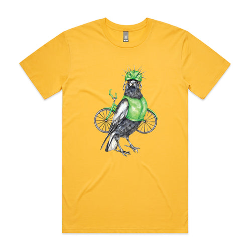 Clive The Cyclist Tee by Lonely Kids Club. All clothing from our T-shirts to our shorts and hoodies are ethically made, and printed packed and shipped from Sydney.