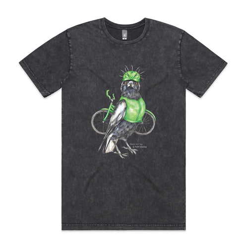 Clive The Cyclist Tee by Lonely Kids Club. All clothing from our T-shirts to our shorts and hoodies are ethically made, and printed packed and shipped from Sydney.