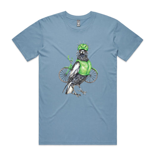 Clive The Cyclist Tee by Lonely Kids Club. All clothing from our T-shirts to our shorts and hoodies are ethically made, and printed packed and shipped from Sydney.