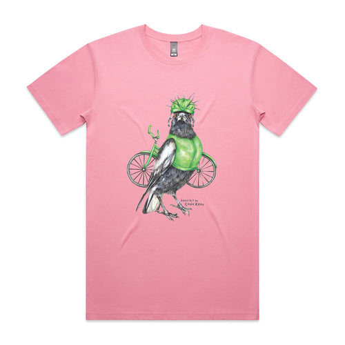 Clive The Cyclist Tee by Lonely Kids Club. All clothing from our T-shirts to our shorts and hoodies are ethically made, and printed packed and shipped from Sydney.
