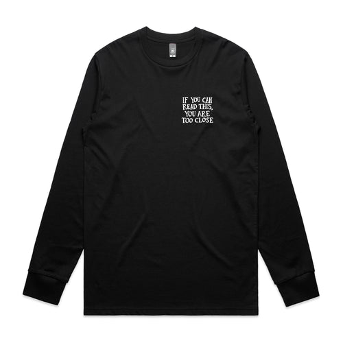 Too Close Tee by Lonely Kids Club. All clothing from our T-shirts to our shorts and hoodies are ethically made, and printed packed and shipped from Sydney.