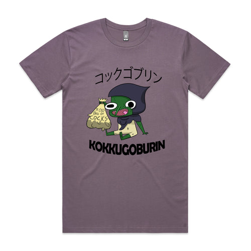 Cock Goblin Tee by Lonely Kids Club. All clothing from our T-shirts to our shorts and hoodies are ethically made, and printed packed and shipped from Sydney.