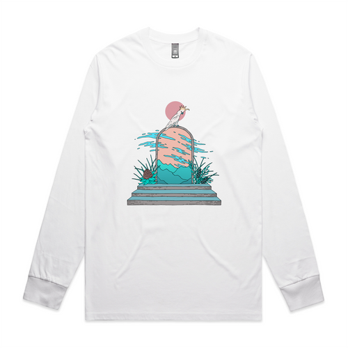 Cockatoo Portal Tee by Lonely Kids Club. All clothing from our T-shirts to our shorts and hoodies are ethically made, and printed packed and shipped from Sydney.