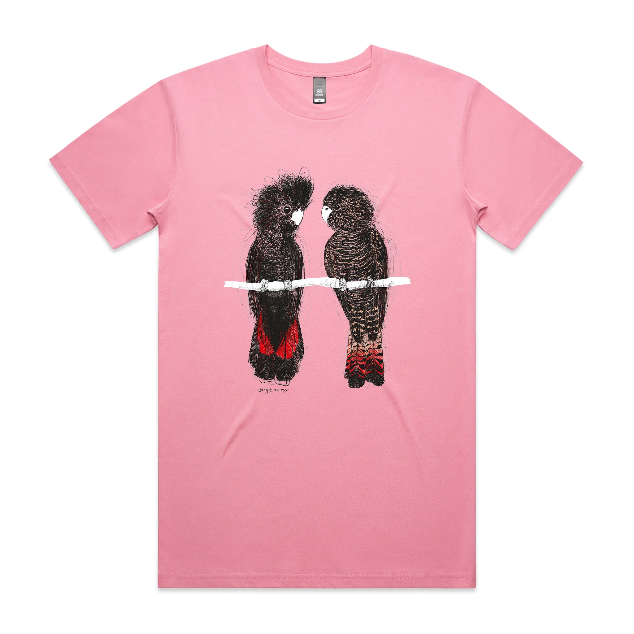 Red Tailed Black Cockatoos Tee