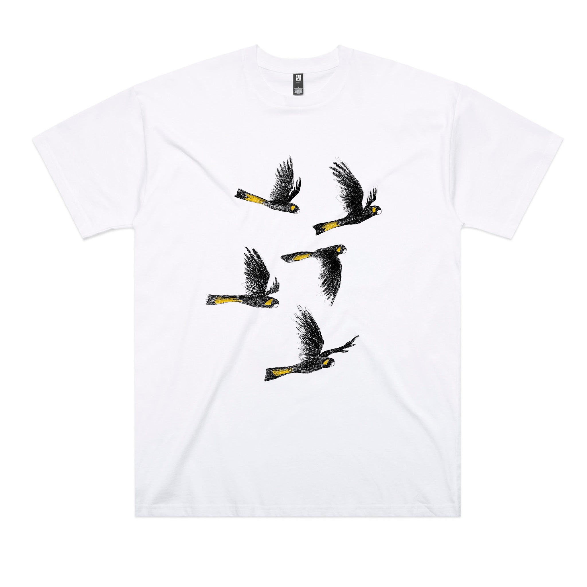 Yellow Tailed Black Cockatoos Tee