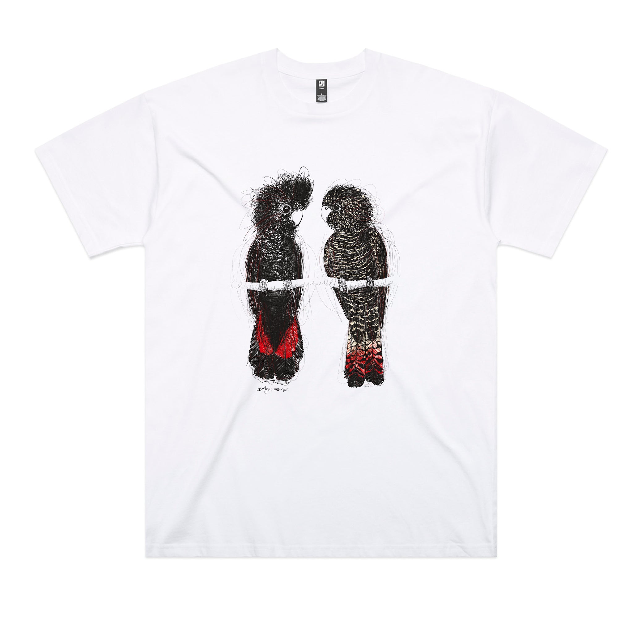 Red Tailed Black Cockatoos Tee
