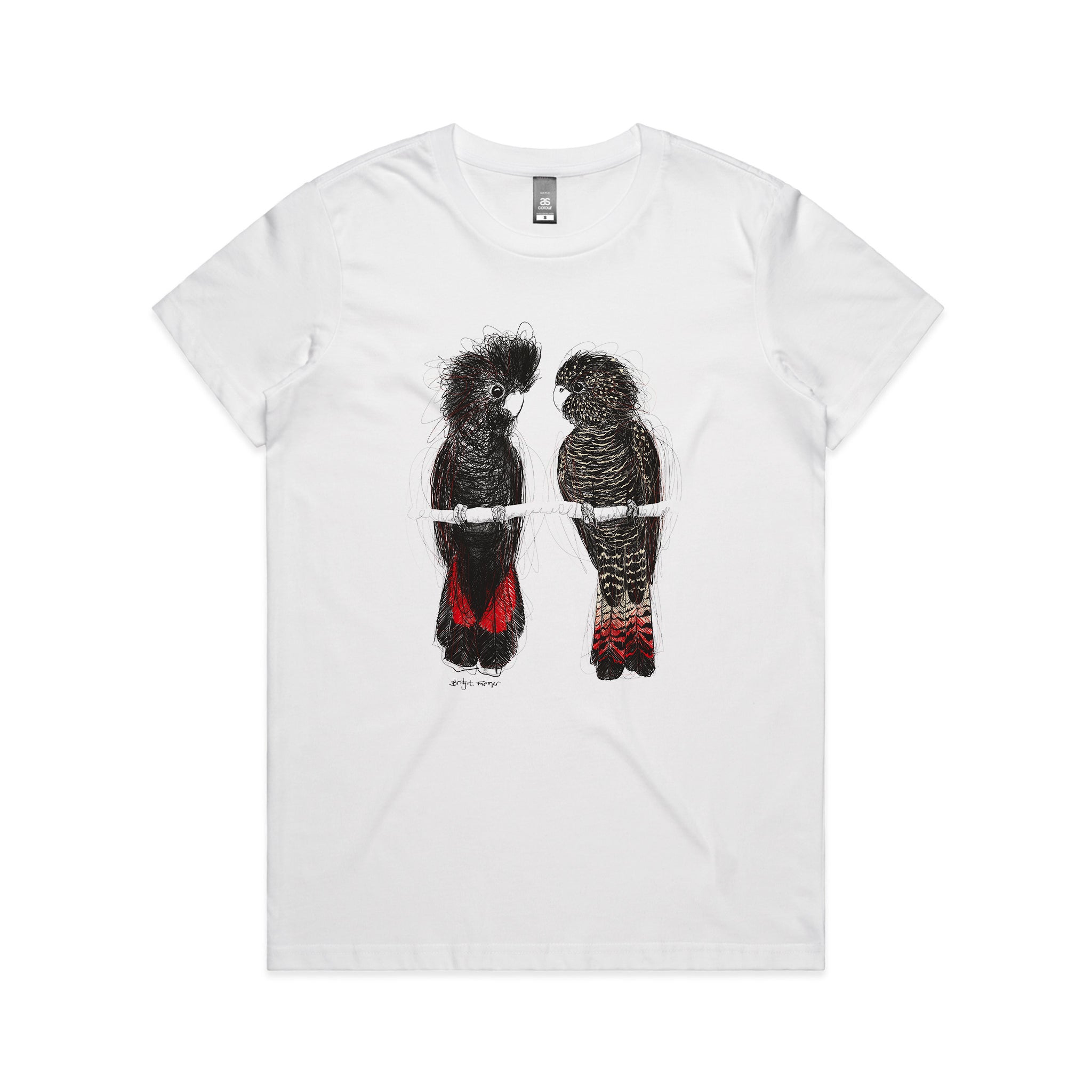 Red Tailed Black Cockatoos Tee